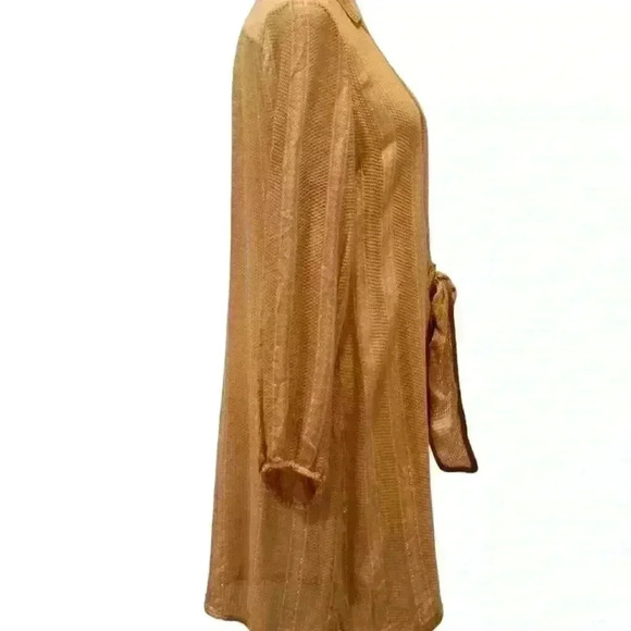 SURF GYPSY LONG SLEEVE TIE FRONT COVER UP SIZE M - Picture 6 of 7